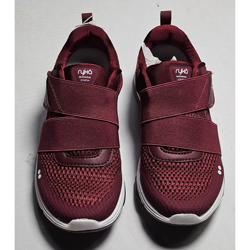 Ryka Devotion Plus Cinch Womens Walking Shoes Burgundy F1272M1600 Size 5M New